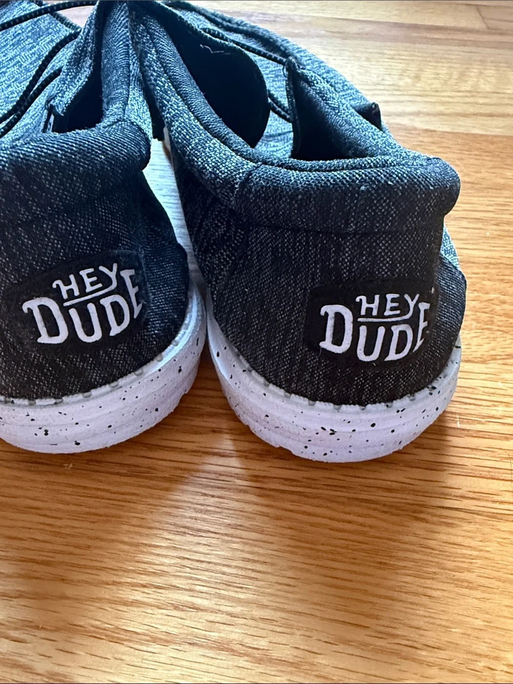 Hey Dude Men's Slip-On Loafers in Charcoal Gray